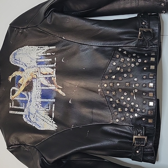 Wilson's Led Zeplin Leather jacket size Medium. Flawless condition ✨️ - Picture 4 of 15